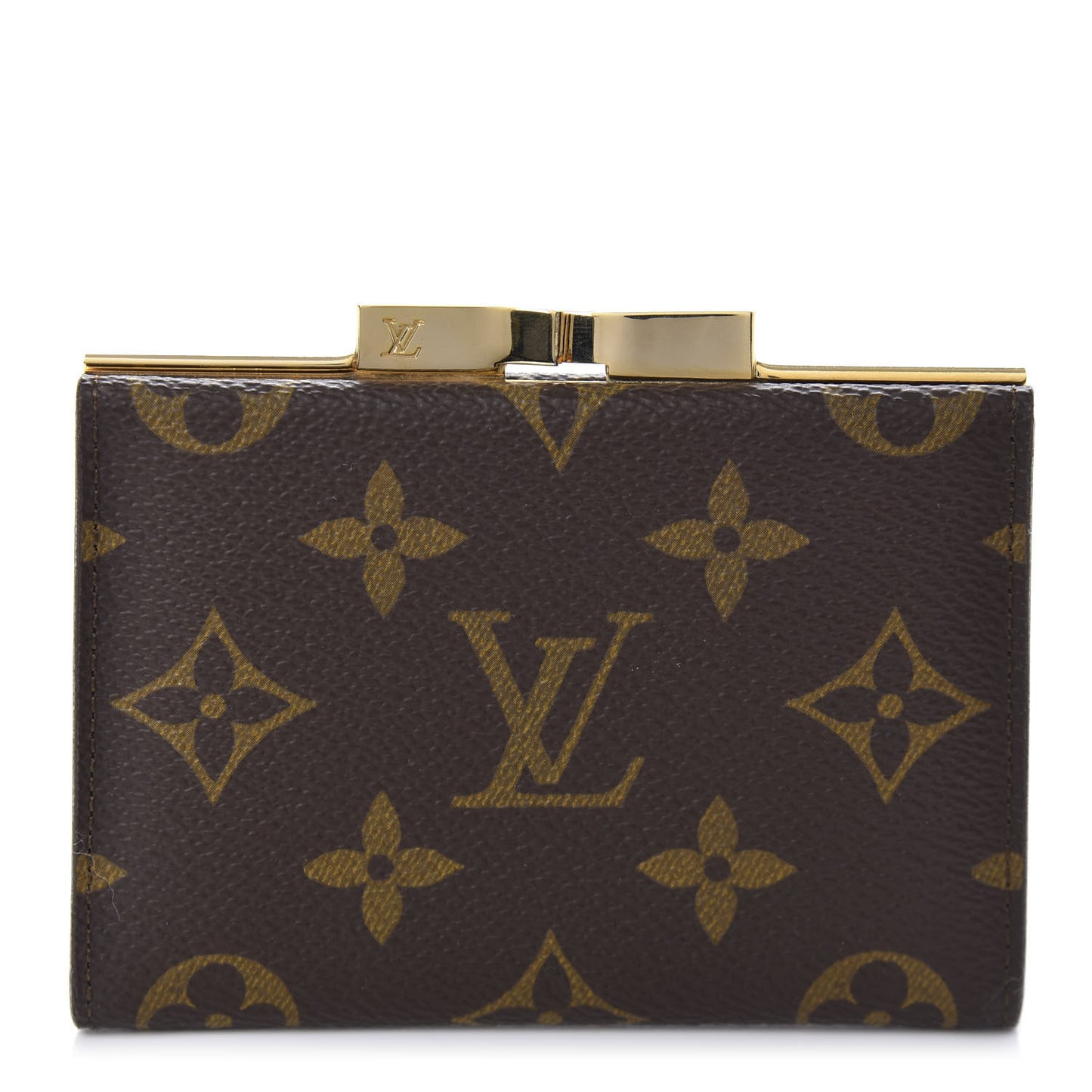 Monogram French Kiss Lock Coin Purse