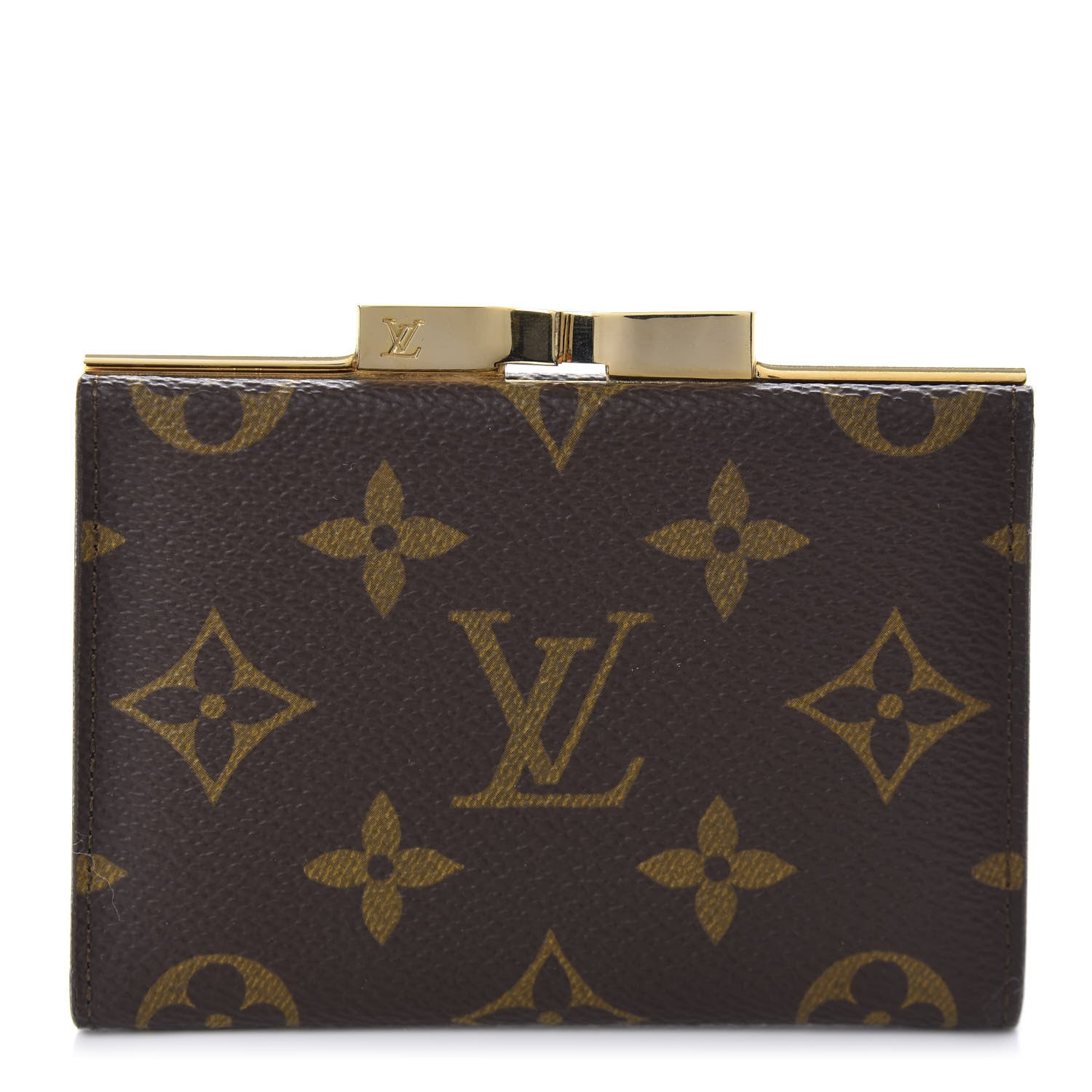 Louis Vuitton Monogram French Kiss Lock Coin Purse 1 of 6