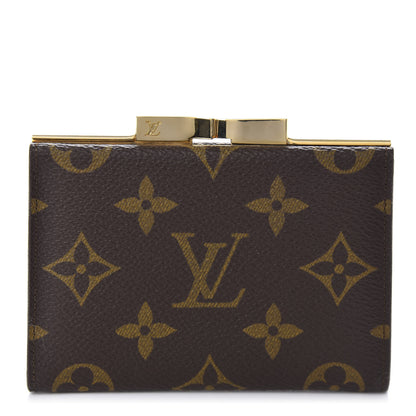Louis Vuitton Monogram French Kiss Lock Coin Purse 1 of 6