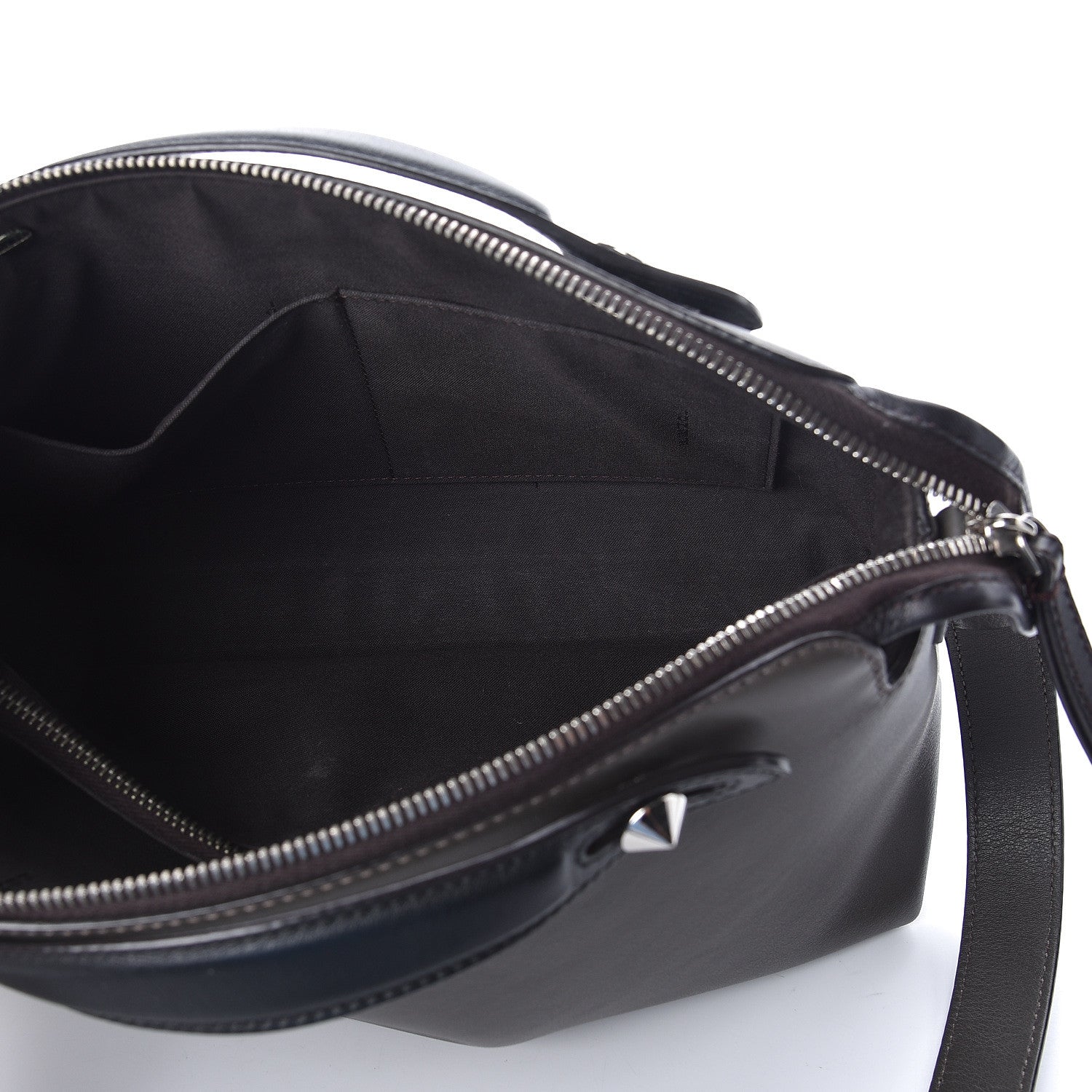 Fendi Vitello Dolce 4 Color Medium By The Way Boston Bag Carbone Grigio Polvere Multicolor 8 of 15