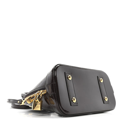 Louis Vuitton Vernis Alma BB Amarante 4 of 9