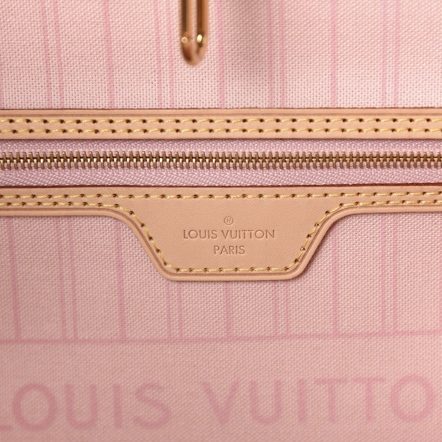 Damier Azur Neo Neverfull MM Rose Ballerine