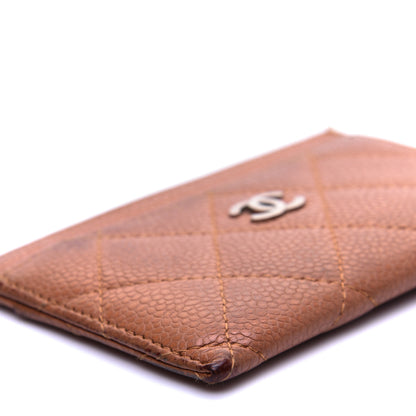 Chanel Caviar Quilted Card Holder Brown 6 of 13