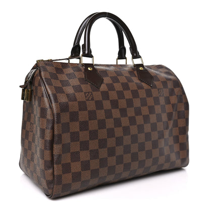 Louis Vuitton Damier Ebene Speedy 30 3 of 9