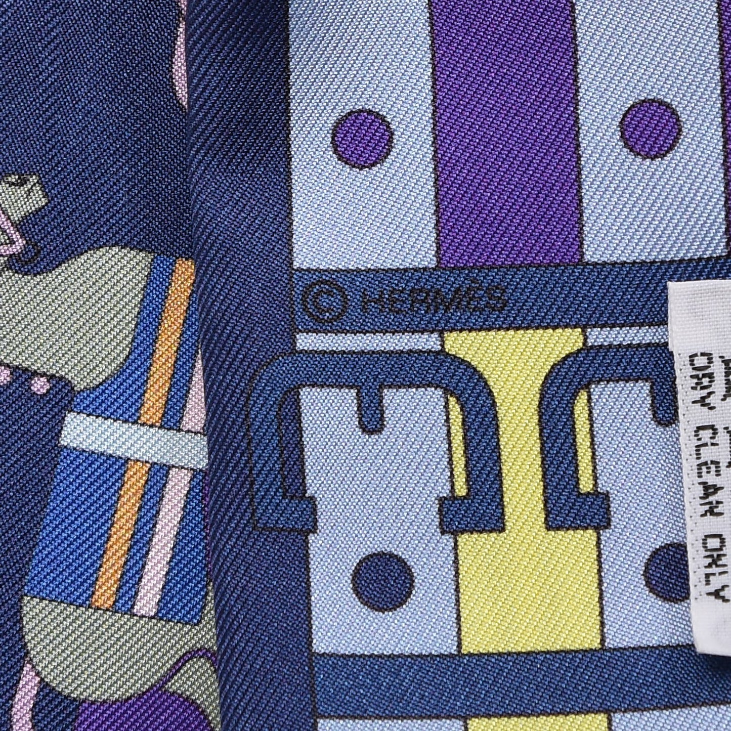 Silk Rocabar Twilly Violet Marine Ciel