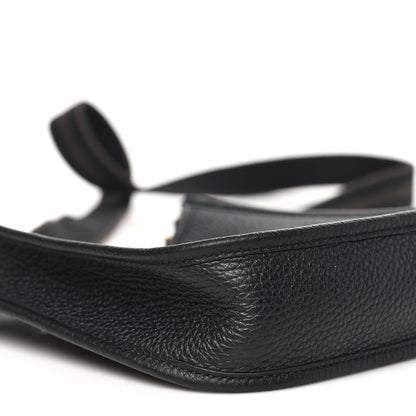 Hermes Taurillon Clemence Evelyne TPM Black Chocolate 9 of 11