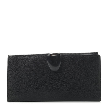 Gucci Calfskin Continental Flap Wallet Black 1 of 7