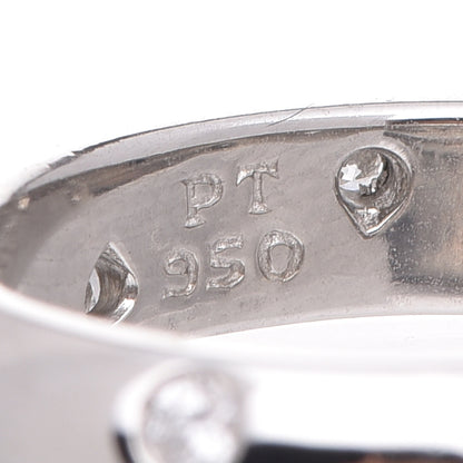 Tiffany Platinum Diamond 4mm Etoile Band Ring 53 6.5 4 of 6