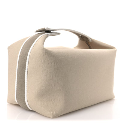 Hermes Canvas Large Bride-A-Brac Pouch Natural 3 of 9