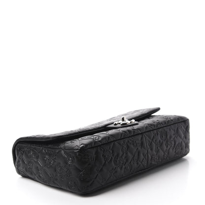 Chanel Calfskin Embossed Large Lucky Symbols Flap Black 4 of 11