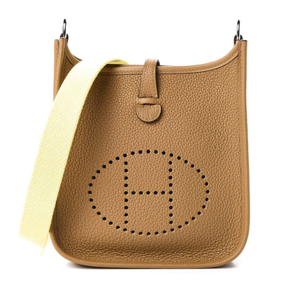 Hermes Taurillon Maurice Amazone Evelyne TPM Sesame Lime 1 of 10