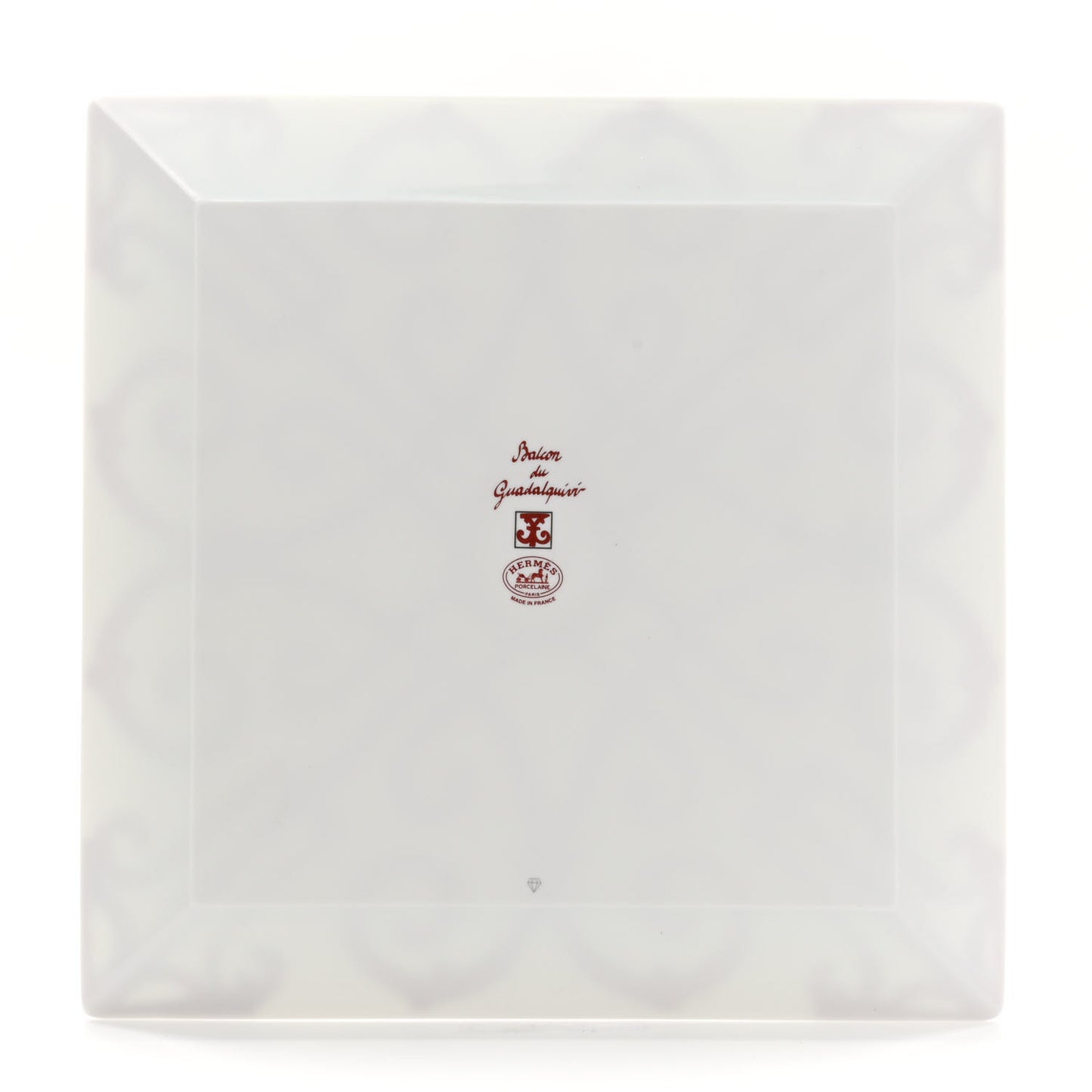 Porcelain Balcon du Guadalquivir Square Plate n°5