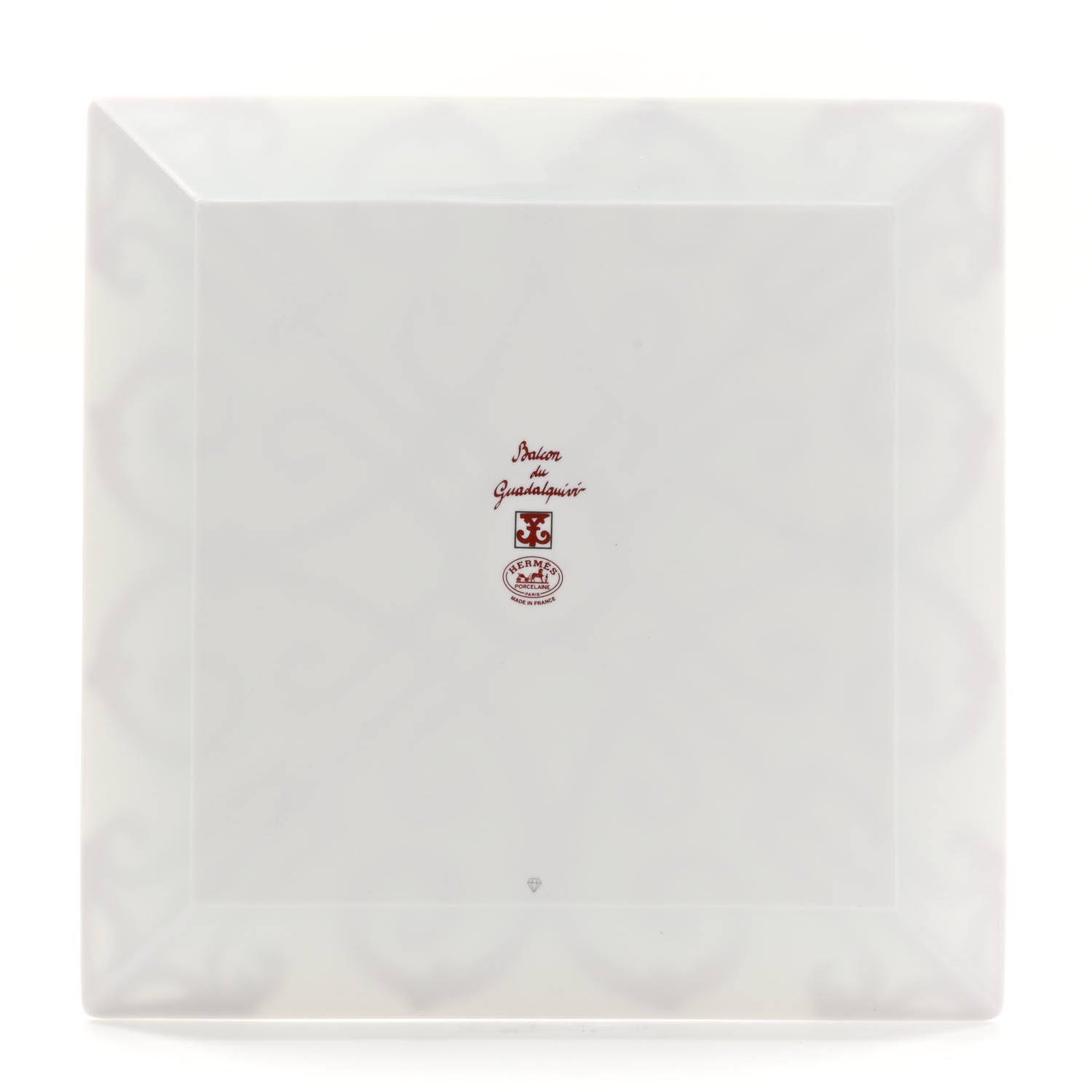 Hermes Porcelain Balcon du Guadalquivir Square Plate n°5 3 of 7