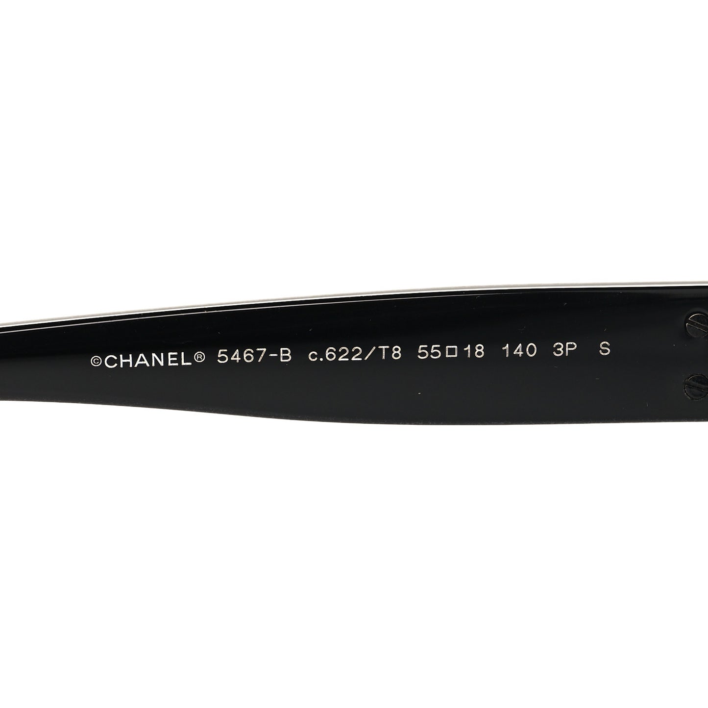 Acetate Strass Pilot Sunglasses 5467-B Black