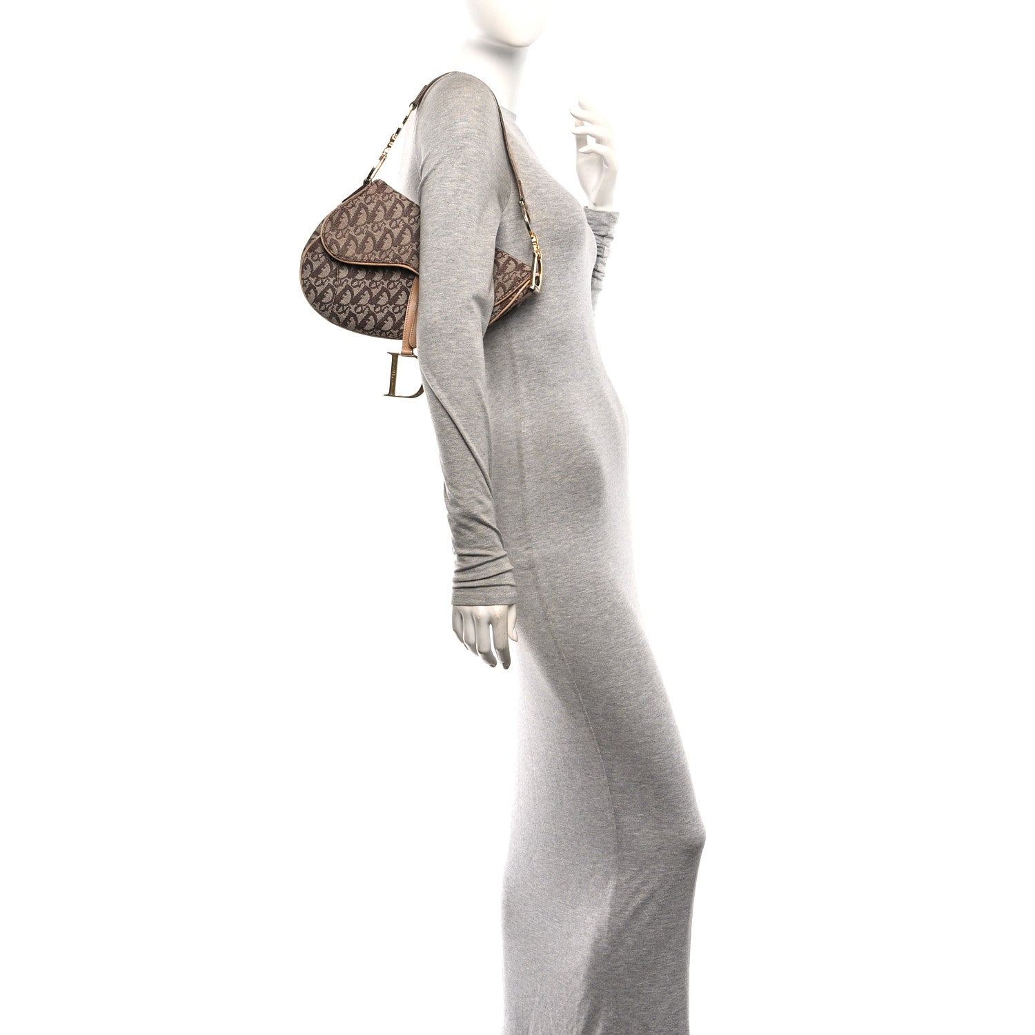 Christian Dior Monogram Saddle Bag Brown 2 of 10