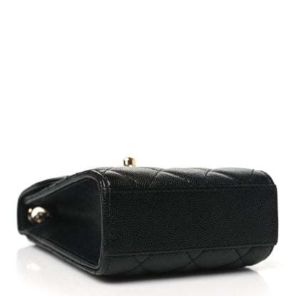 Chanel Caviar Quilted Classic Phone Holder Black 4 of 11