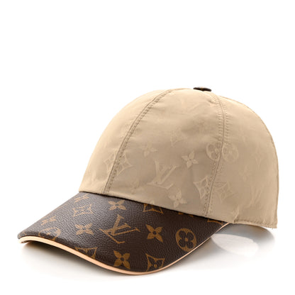Louis Vuitton Monogram Polyester Silk LV Get Ready Cap M Beige 1 of 9