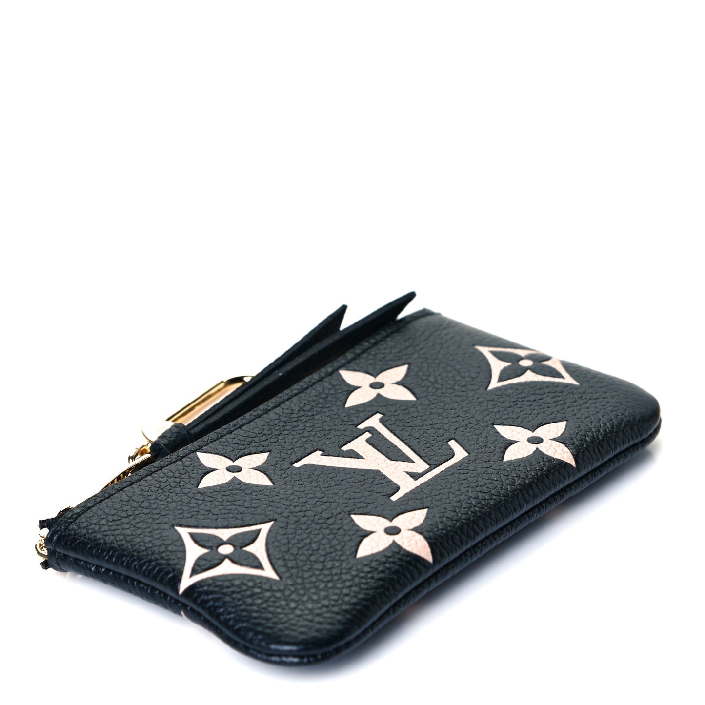 Empreinte Monogram Giant Key Pouch Black Beige