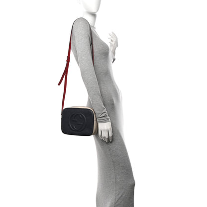 Gucci Dollar Calfskin Small Soho Disco Bag Blue Hibiscus Red Mystic White 2 of 10