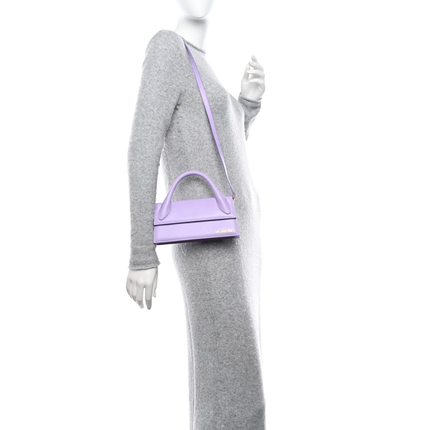 Smooth Calfskin Le Chiquito Long Lilac