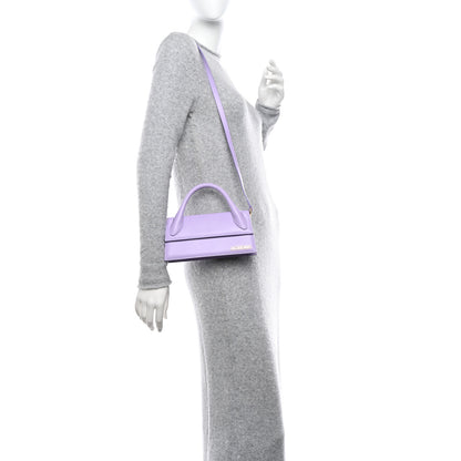 Jacquemus Smooth Calfskin Le Chiquito Long Lilac 1 of 11