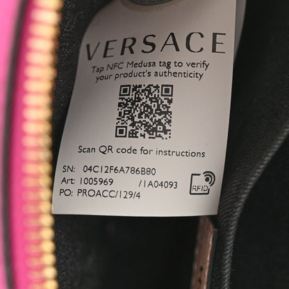 Versace Grainy Calfskin Virtus Small Camera Bag Purple 7 of 10