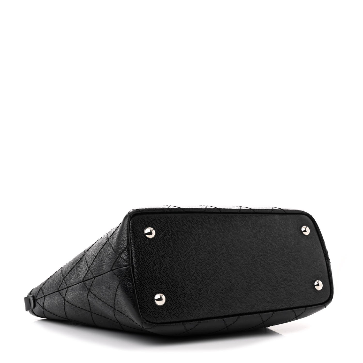 Chanel Grained Calfskin Shopping Fever Tote Black 5 of 15