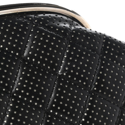 Chanel Lambskin Perforated Timeless Clutch Black 8 of 10