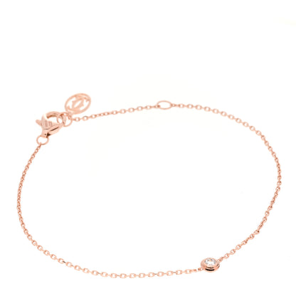 Cartier 18K Pink Gold Diamond XS D'Amour Bracelet 1 of 4