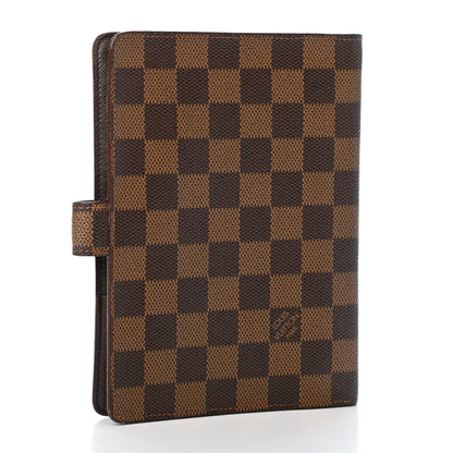 Louis Vuitton Damier Ebene Medium Ring Agenda Cover 2 of 5