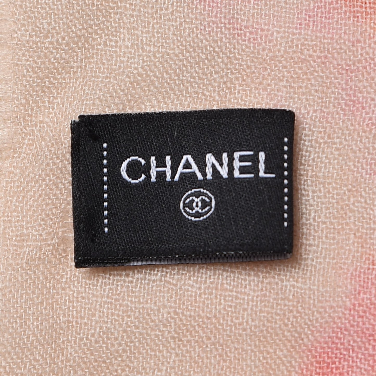 Cashmere No 5 Logo Scarf