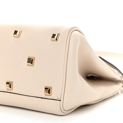 Salvatore Ferragamo Calfskin Medium Studio Bag White 11 of 11