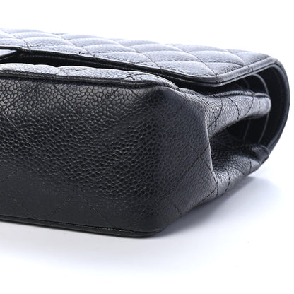 Chanel Caviar Quilted Medium Double Flap Black 9 of 9