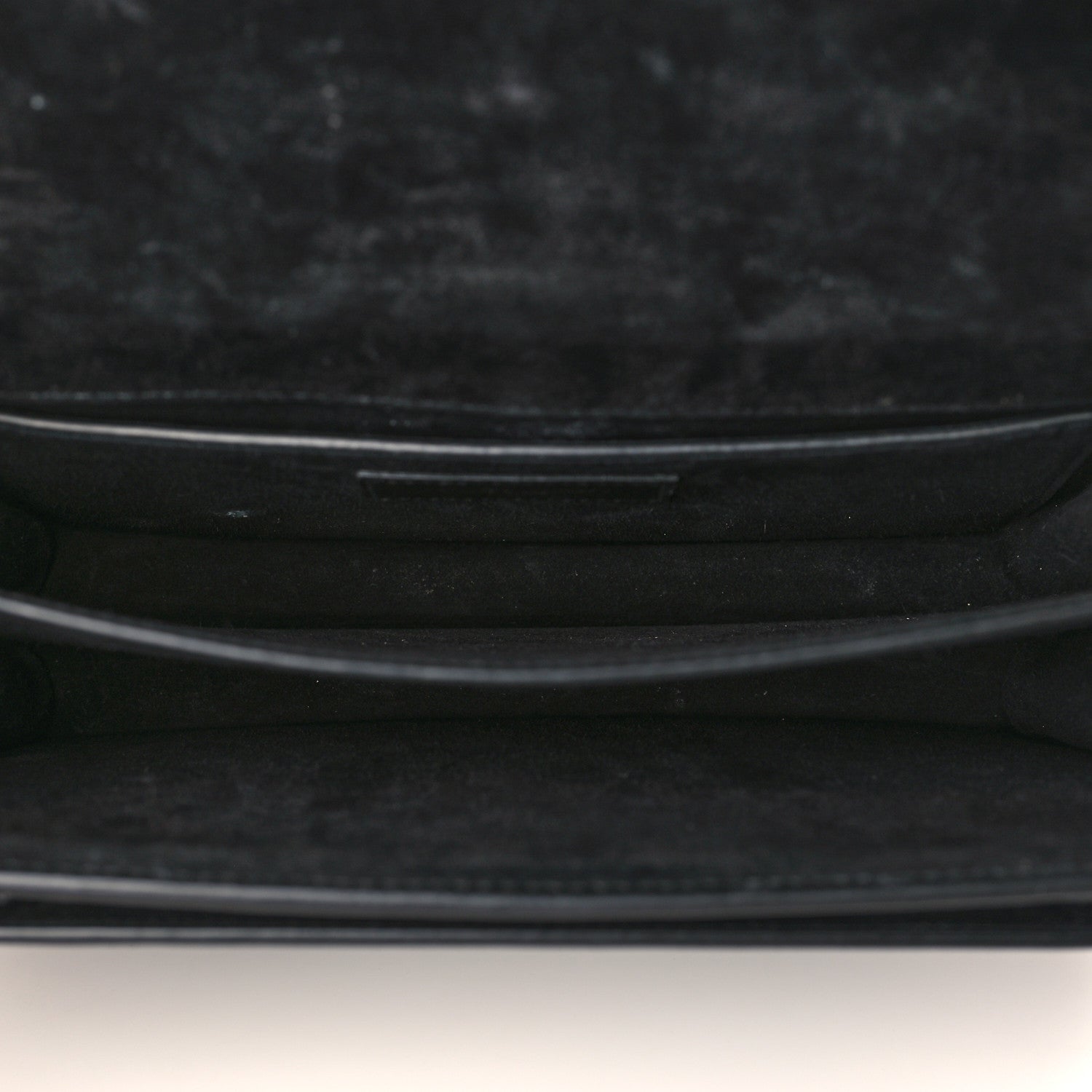 Saint Laurent Calfskin Medium Monogram Sunset Shoulder Bag With Braided Strap Black 4 of 11