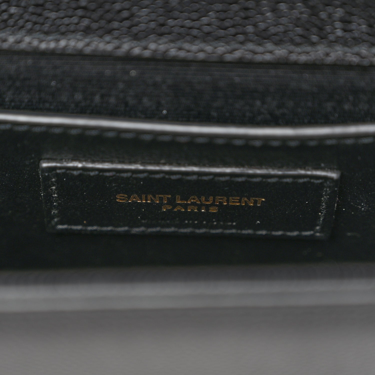 Saint Laurent Grain De Poudre Small Monogram Kate Satchel Black 7 of 10