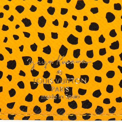 Louis Vuitton Monogram Kusama Infinity Dots Small Ring Agenda Cover Yellow 7 of 8