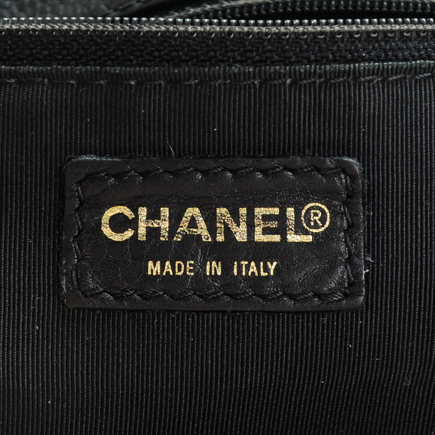 Chanel Calfskin Cerf Executive Shopper Tote Black 6 of 8