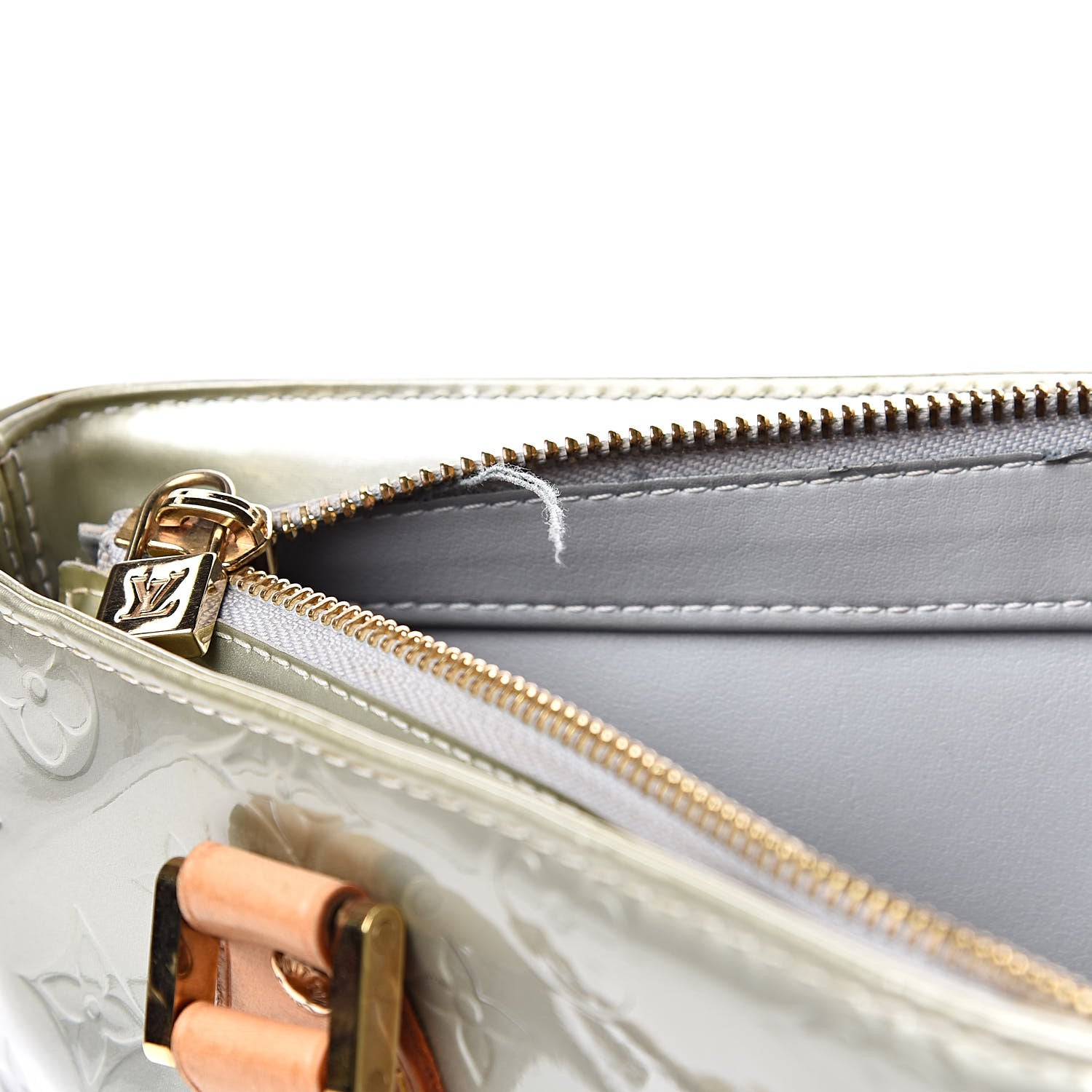 Louis Vuitton Vernis Houston Silver 7 of 13