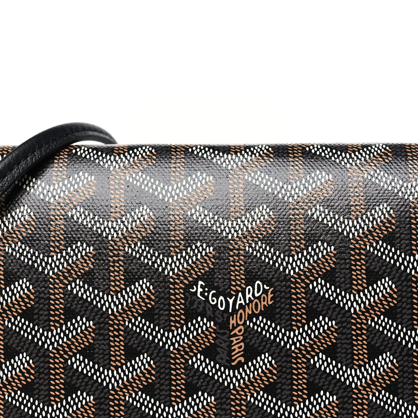 Goyardine Plumet Wallet Clutch Black