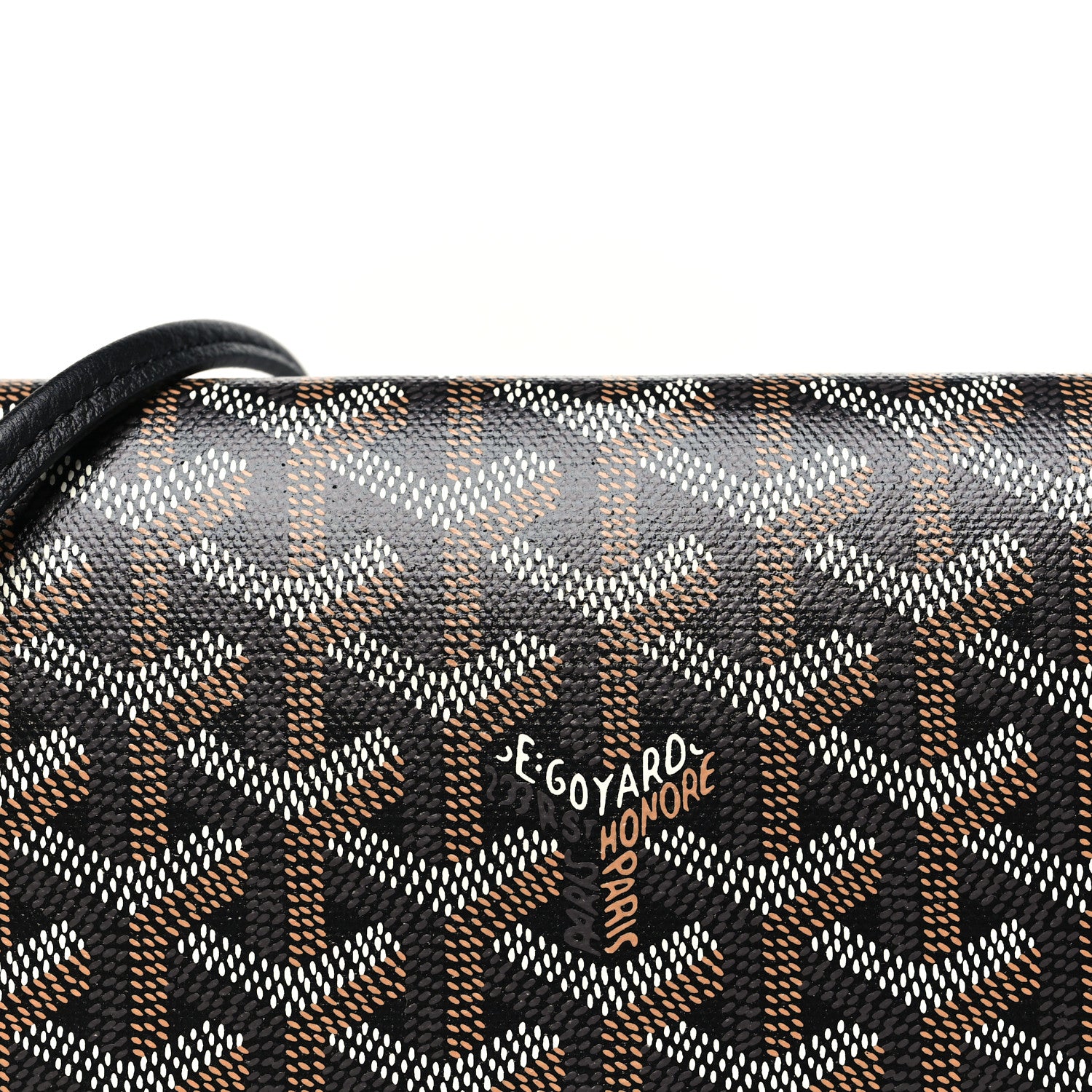 Goyard Goyardine Plumet Wallet Clutch Black 7 of 9