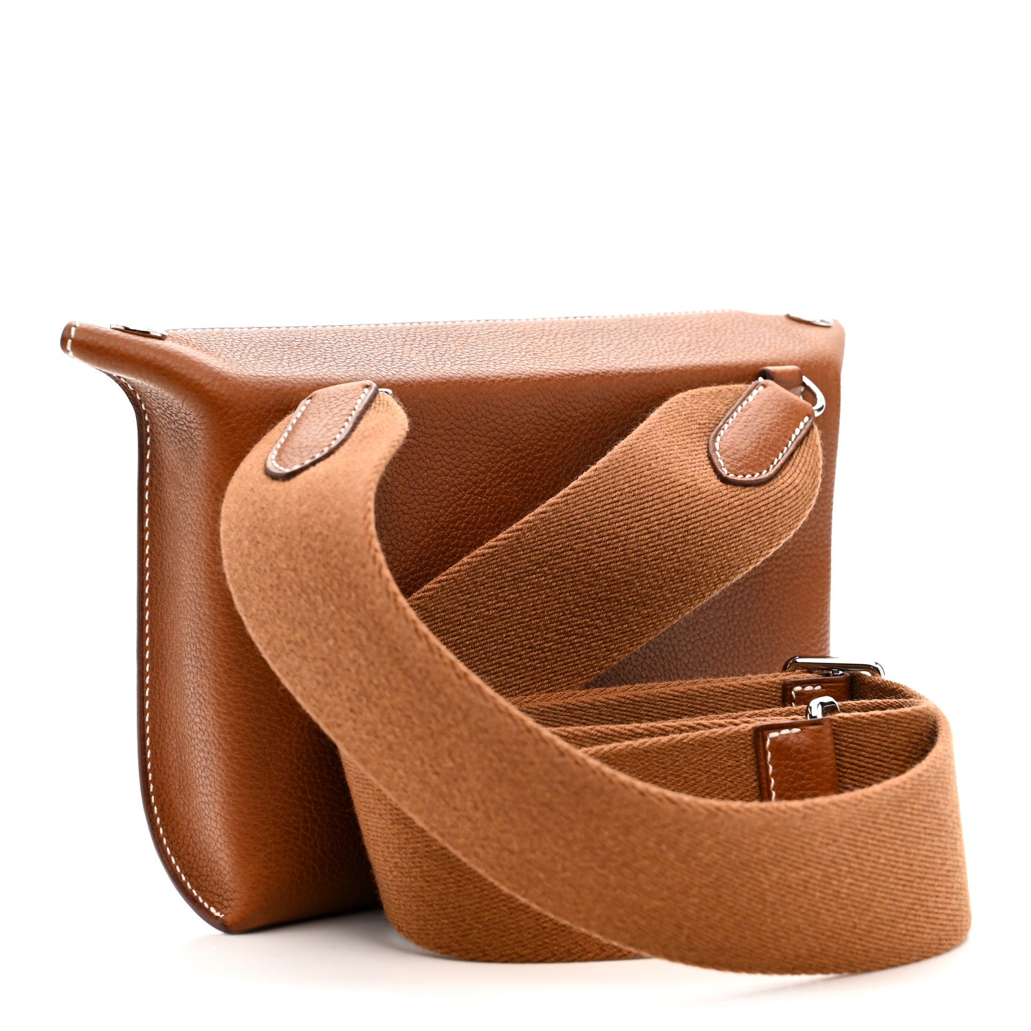Hermes Barenia Faubourg Videpoches Fauve Gold 2 of 13