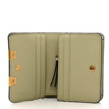 Chloe Grained Calfskin Marcie Compact Wallet Faded Green 5 of 7