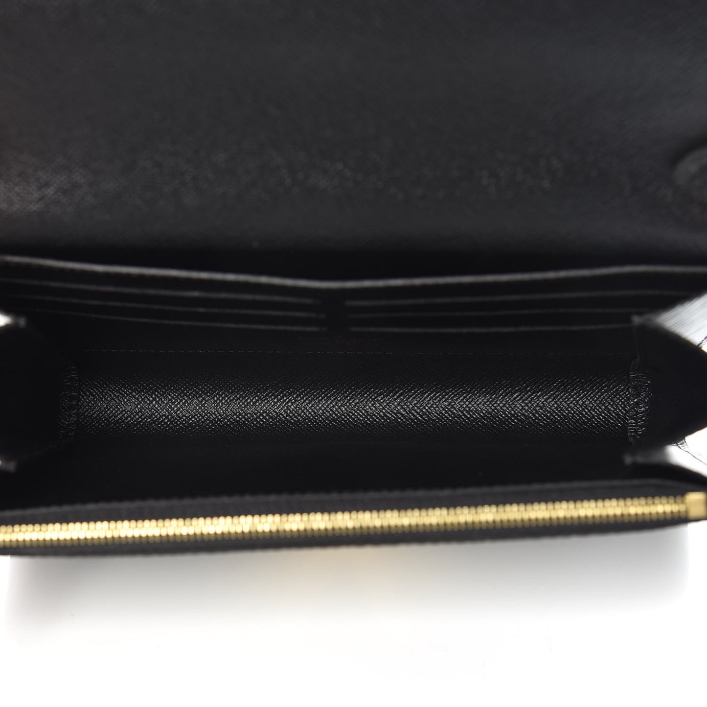 Epi Love Lock Twist Chain Wallet Black