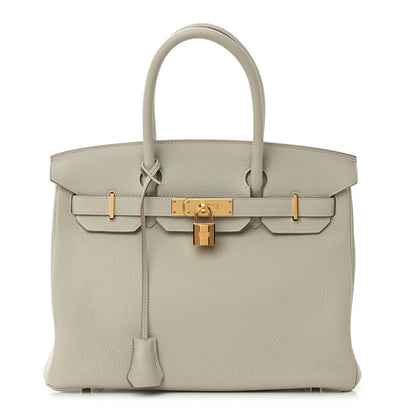 Hermes Togo Birkin 30 Gris Perle 1 of 15