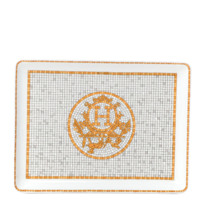 Hermes Porcelain Mosaique au 24 Sushi Plate 1 of 4