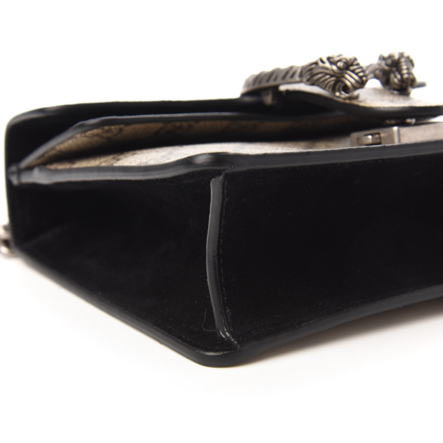 Gucci GG Supreme Monogram Mini Dionysus Shoulder Bag Black 6 of 11