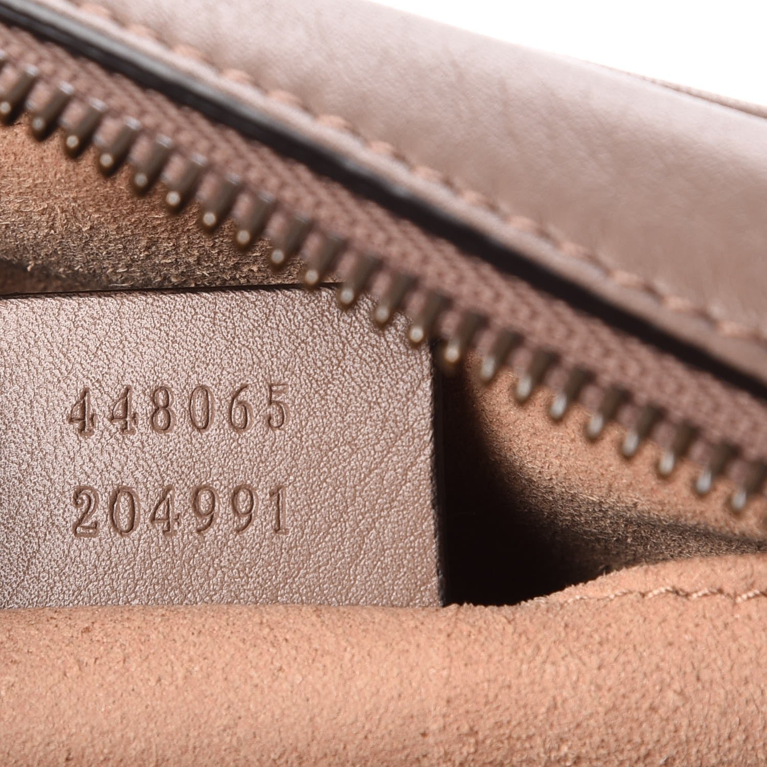 Gucci Calfskin Matelasse Mini GG Marmont Chain Shoulder Bag Nude 7 of 7