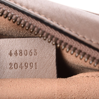 Gucci Calfskin Matelasse Mini GG Marmont Chain Shoulder Bag Nude 7 of 7
