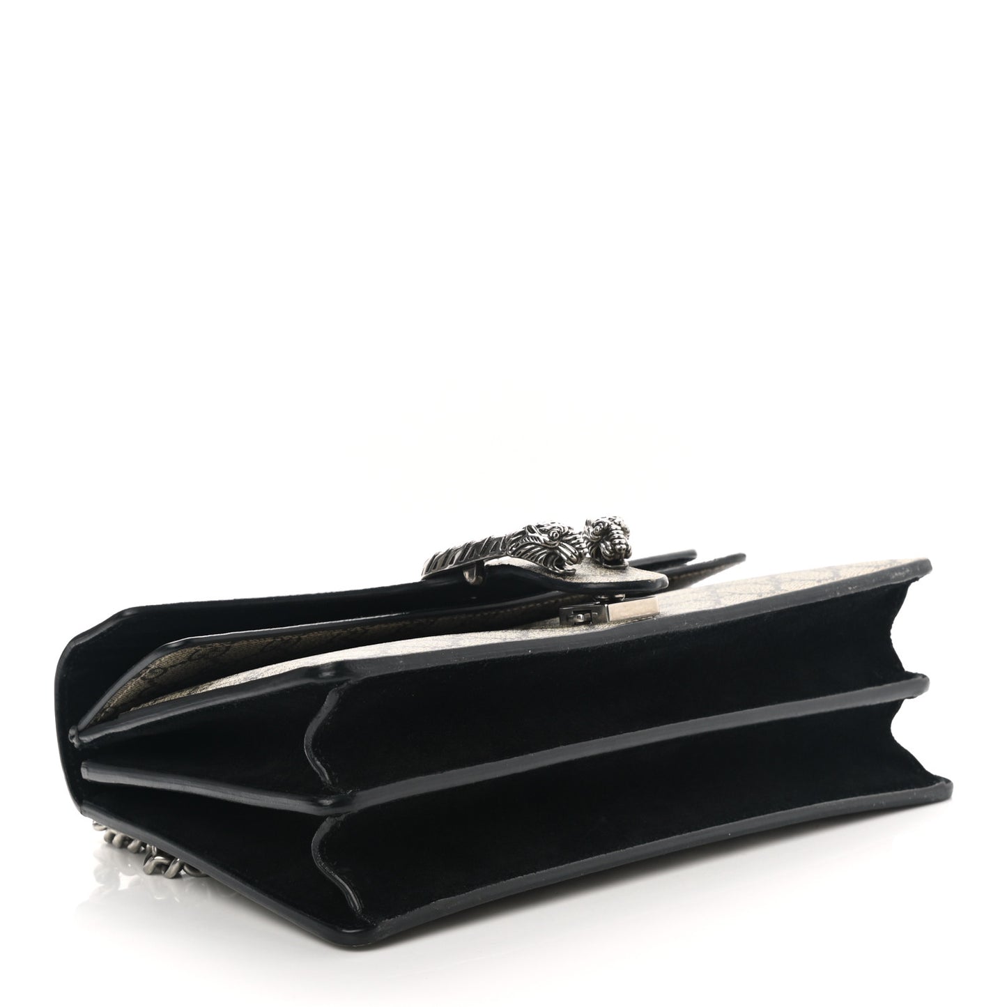 GG Supreme Monogram Small Dionysus Shoulder Bag Black