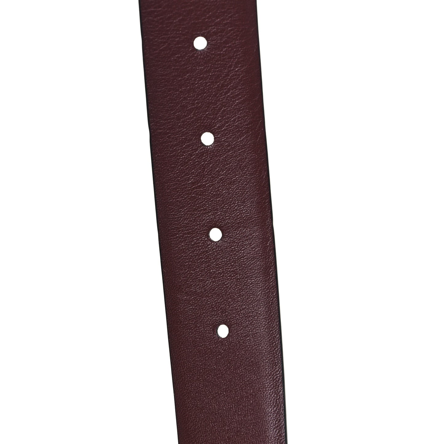 Calfskin CC Reversible Belt 70 Black Burgundy